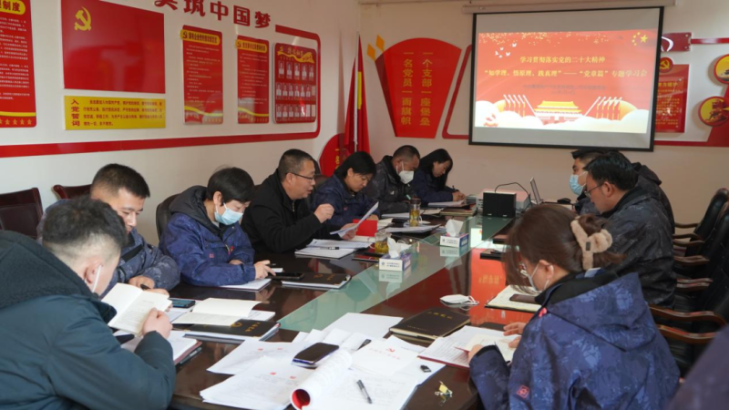 物產(chǎn)汽貿(mào)黨支部召開&ldquo;知學理、悟原理、踐真理&rdquo; &mdash;&mdash;黨章篇&rdquo;專題學習會